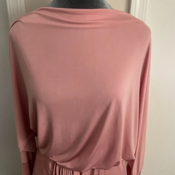 ❤️ Long Sleeve Dressy Tulip Skirt Knee Length Dress - Picture 3 of 6